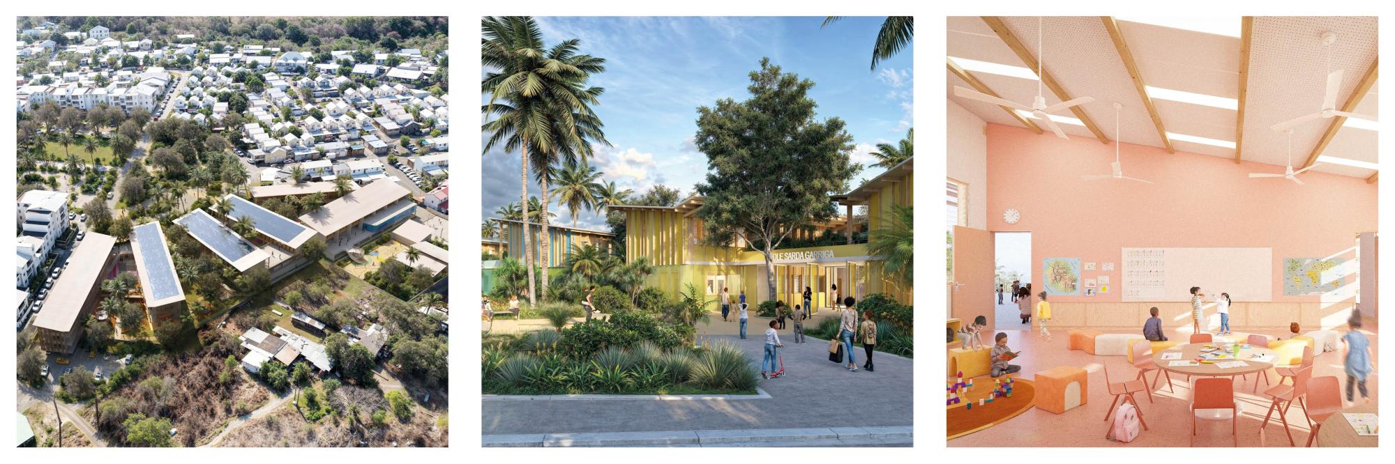 Écoles Edmond Albius et Sarda Garrida - Saint Louis - Île de La Réunion
